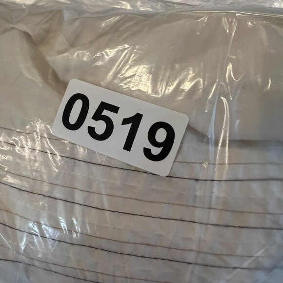 Guess Men M Pleated Button Down Short Sleeve Creamy Stripe - Picture 13 of 13